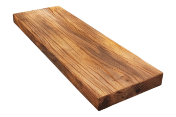 Iroko wood isolated on transparent background