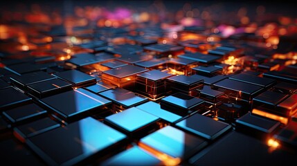 Fototapeta premium modern colorful abstract with random box concept for wallpaper or background