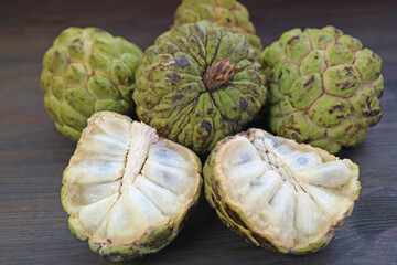 Delectable Sweet and Juicy Flesh of Sugar Apple or Sweetsop