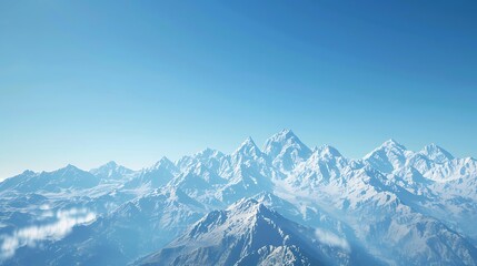 mountains and clouds