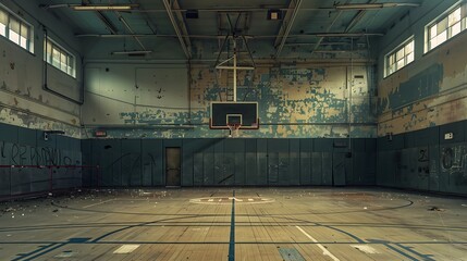 old abandoned factory