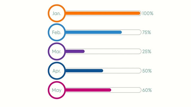 Modern Infographics Colored Animated
