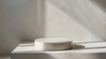 minimalist stone podium