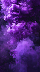 Fototapeta premium Purple smoke illustration
