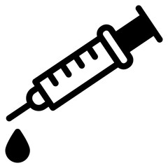 Vector Icon Syringe, Doctor, Drug, Medicine, Medical, Healthcare and Medical