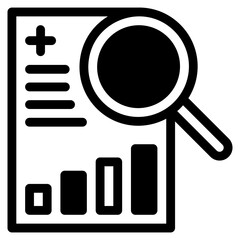 Vector Icon Analysis, Data Analytics, S e o and Web, Chart, Analytics