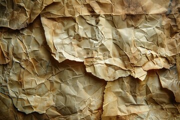 vintage old paper background or texture, Brown paper texture Background. ai generative