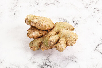 Raw ginger root fot cooking