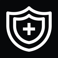 White Eye Dropper Icon on Black Background