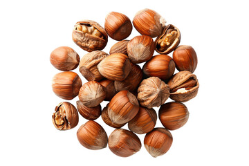 Fototapeta premium Nuts isolated on transparent background