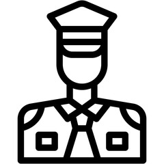Vector Icon Guard, Security, Policemen, Guardian, Web Guard