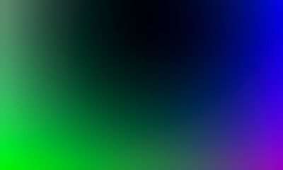 Abstract blurred background image of green, blue colors gradient used as an illustration. Designing posters or advertisements.