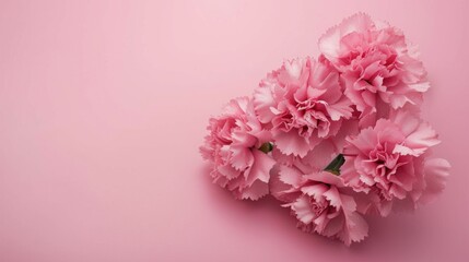 beautiful blooming pink color flowers pink background , mother's day