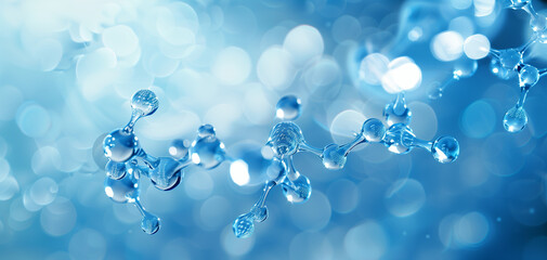 glass molecules of biological glass molecules with organic glass