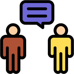 Vector Icon Communication, Meeting, Talk, Chat, Member, Conversation