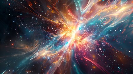 Fototapeta premium visualization of space