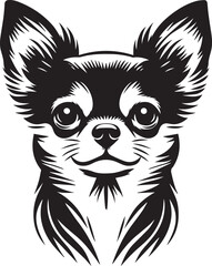 Obraz premium chihuahua dog vector