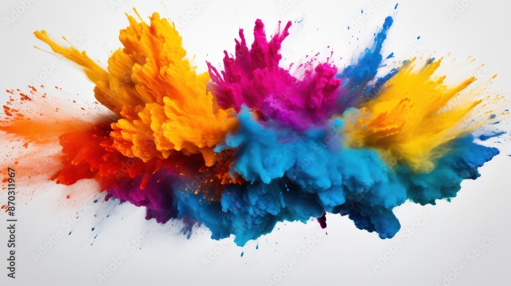 Canvas Prints Vibrant Color Explosion