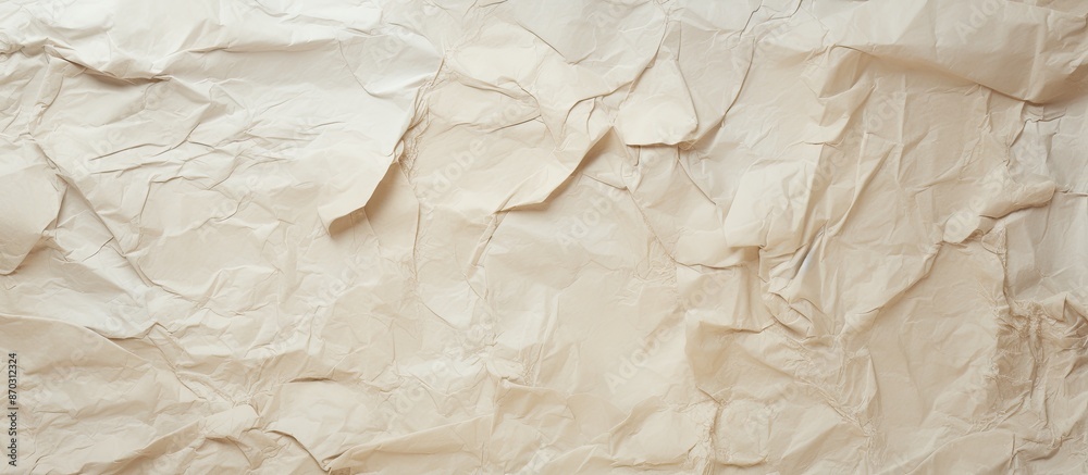 Aufkleber background of old crumpled paper texture with copy space image.