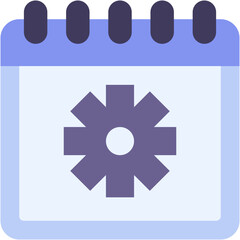 Vector Icon Settings, Calendar, Time And Date, Management, Gear