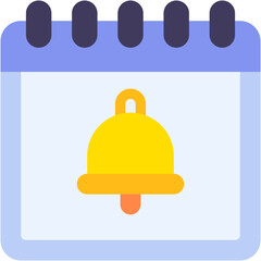 Vector Icon Notification, Calendar, Time And Date, Bell, Event