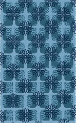 abstract textile flower design 