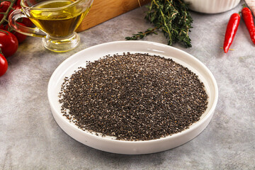 Vegan cuisine - Chia seeds for cooking