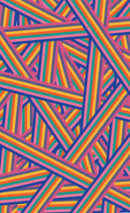 abstract colourful line pattern design 