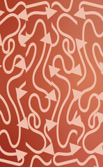 line arrow abstract pattern design 
