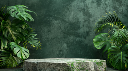 podiums for product placement and mock up