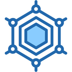 Vector Icon Grapheme, Technology, Science, Allotropy, Carbon