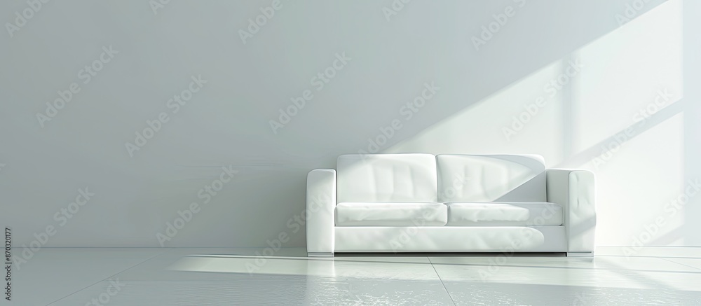 Aufkleber free space and sofa . with copy space image. Place for adding text or design
