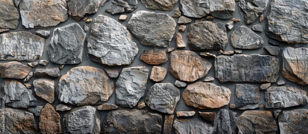Poster stone wall background with copy space image.