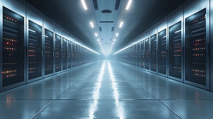 Fototapeta premium data center with server