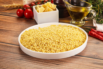 Italian cuisine - dry stelline pasta