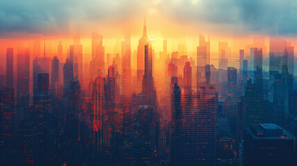 Fototapeta premium city view