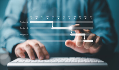 Milestone progress planning, Scheduling and proceeding with task reports, updating or tracking...