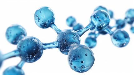 Molecules on background