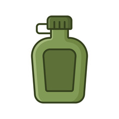water canteen icon vector design template simple and clean