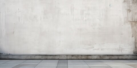 Fototapeta premium Minimalist Concrete Wall and Floor