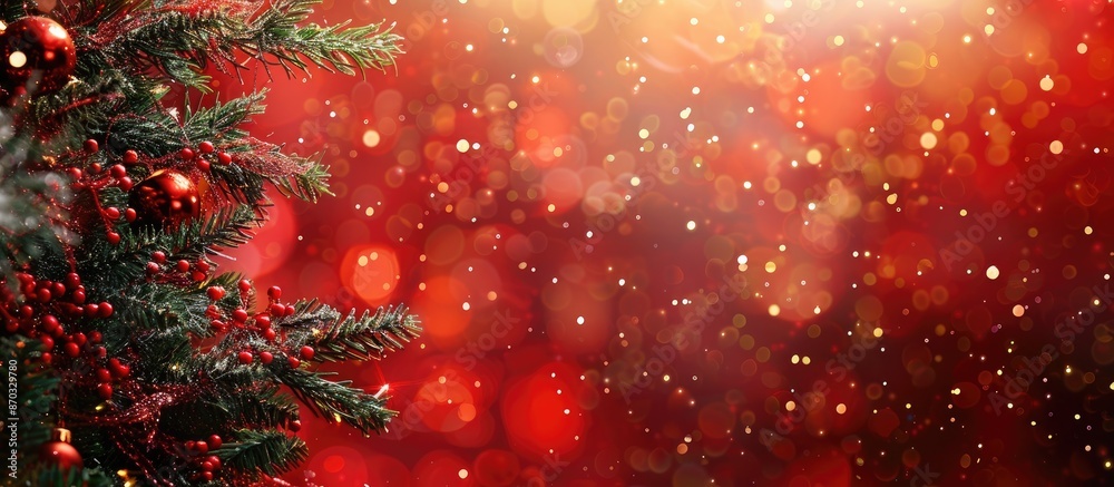 Poster background for christmas and new year holidays with space for copy image.