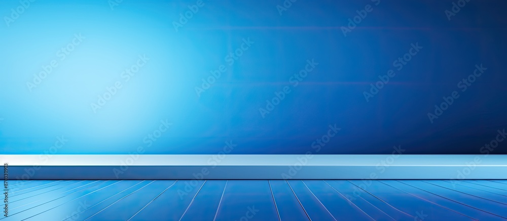Aufkleber blue background with ample copy space image.