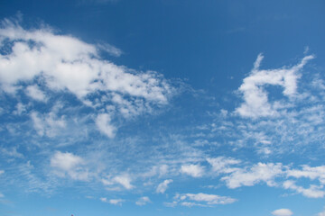 blue sky with clouds