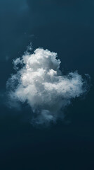 Naklejka premium Clouds floating in the sky