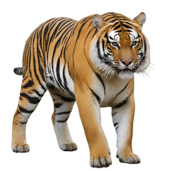 Obraz premium tiger isolated on white background