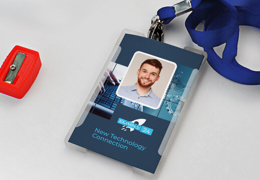 Technology Identity Card With Black Accent