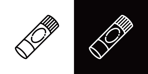 シンプルなのりのラインアイコン