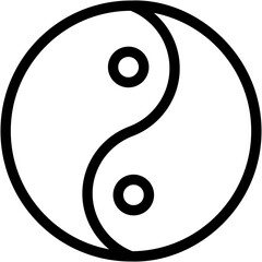 Vector Icon Yin Yang, Wellness, Chinese, Yin, Yang, Cultures