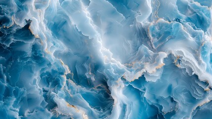 Obraz premium Abstract Blue Marble Texture Background