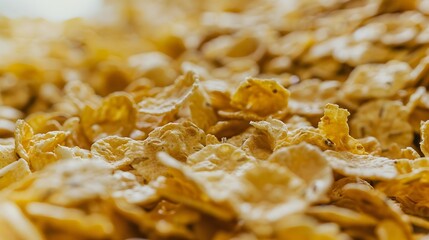 Close-up of Fortified Cereal Highlighting Nutritional Enhancements
